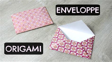 Cr Er Son Enveloppe Origami Pliage Youtube