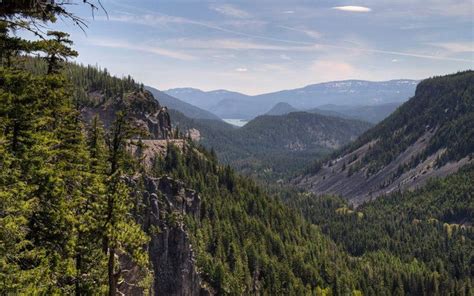 Rimrock Lake From White Pass Looking East Washington State Usa Photo