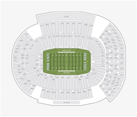 Beaver Stadium Seating Chart - Seating plans of Sport arenas around the ...