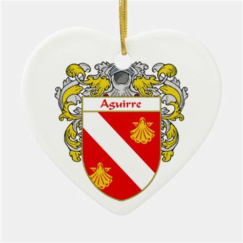 Aguirre Coat of Arms/Family Crest: Ornament | Zazzle