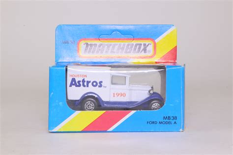 Matchbox Lesney Mb Ford Model A Van Houston Astros