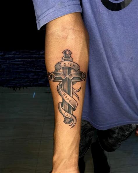 15 Cross Tattoo Designs for Men of Faith! - The Dashing Man