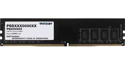 Memoria Ram Ddr Gb Mhz Patriot En Venta En Mor N Bs As G B A