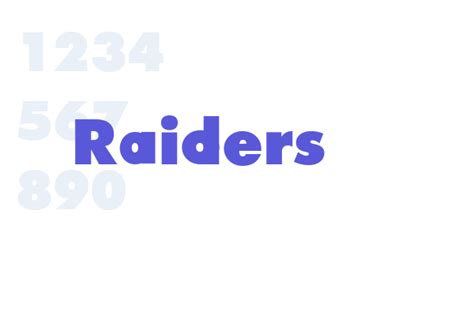 Raiders Font Free Download