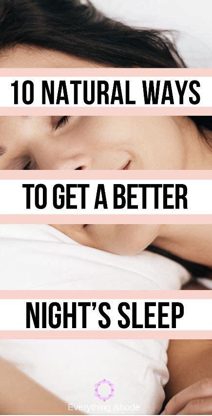 Natural Proven Tips To Sleep Better At Night Artofit