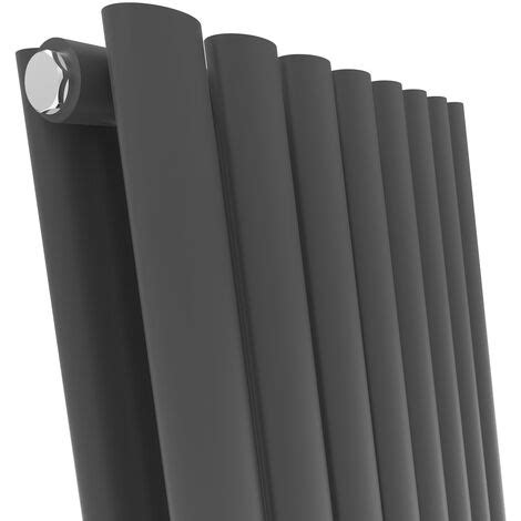 ELEGANT 1600 X 480 Mm Anthracite Modern Tall Bar Radiator Efficient