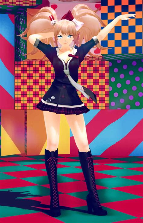 Junko Enoshima Mmd By Len Psychofr On Deviantart