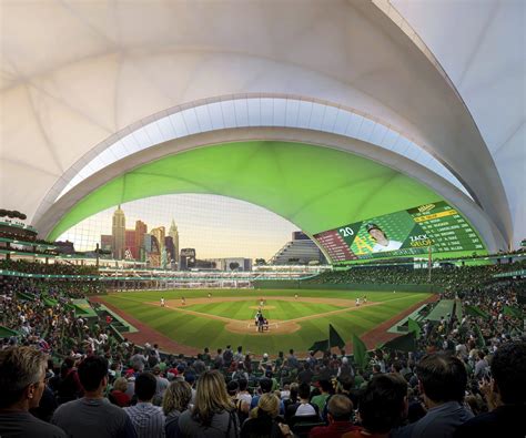 A’s release renderings of new Las Vegas domed stadium that resembles