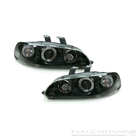 Sonar Phares Avants Angel Eyes Fond Noir Honda Civic Fullcartuning Fr