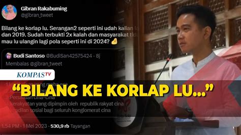 Saat Gibran Semprot Netizen Singgung Isu Sara Jelang Pilpres Youtube