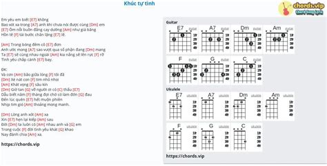 Chord Khúc Tự Tình Nhạc Ngoại Hữu Thạnh Tab Song Lyric Sheet Guitar Ukulele Chords Vip