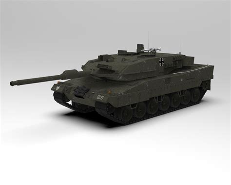 ArtStation - Leopard 2A6 Tank | Game Assets