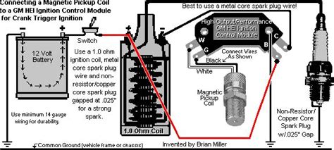 Gm 4 Pin Hei Electronic Ignition Control Module Wiring Connections