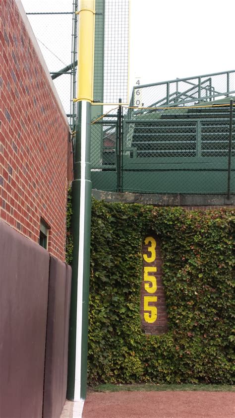 The Wrigley Field Foul Pole Anomaly Bleed Cubbie Blue