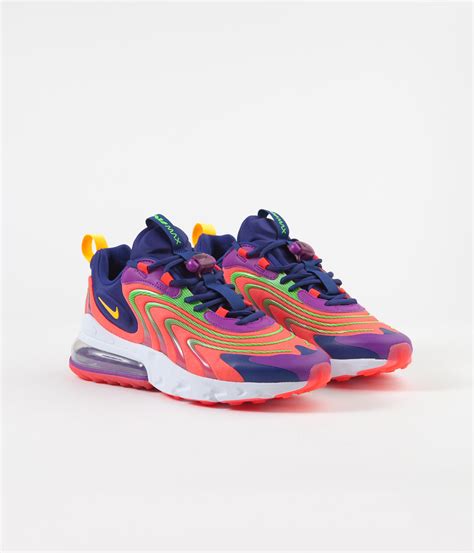 Nike Air Max 270 React Eng Shoes Laser Crimson Laser Orange Always In Colour