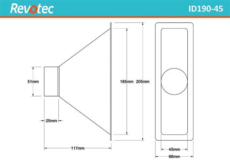 Buy Revotec 190mm X 45mm Air Duct ID190 45 Raceparts