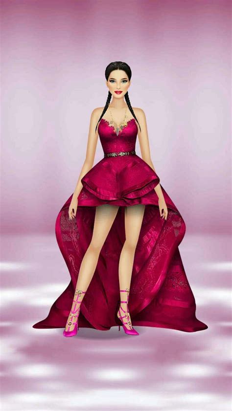 Covet Fashion Doll Dress Evening Wear Paper Dolls Spark Iris How