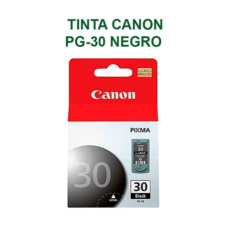 CARTUCHO DE TINTA CANON PG 30 NEGRO Suministros Yalmex