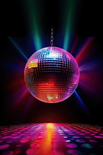 Premium Photo Vertical Image Of A Stunning Disco Ball With Fantastic