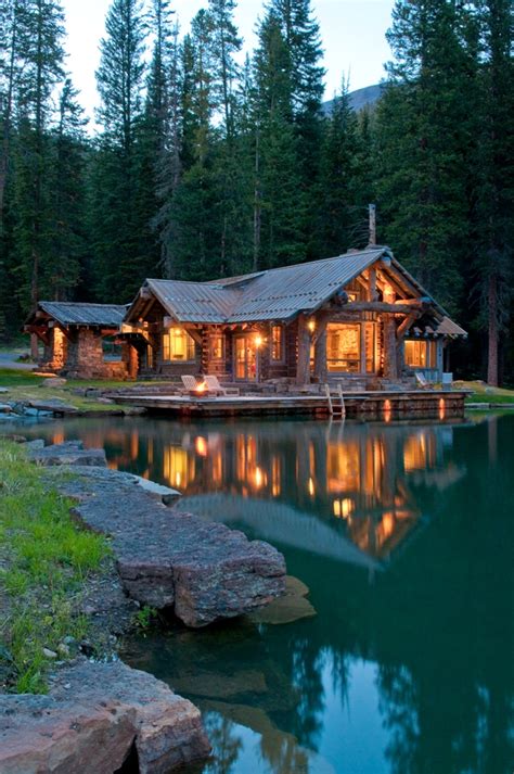 A Rustic Cabin In Montanas Prestigious Yellowstone Club Decoholic