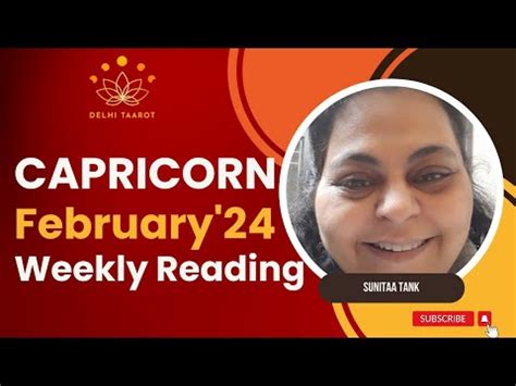 Capricorn Rest Of February Weekly Tarot Reading Time For