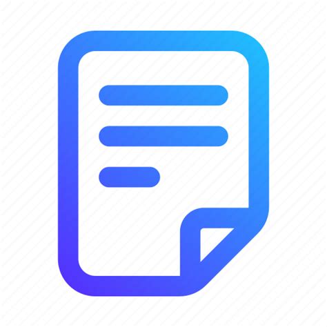 Document Paper File Office Icon Download On Iconfinder