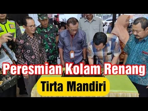 Peresmian Kolam Renang Tirta Mandiri Bumdes Mukti Mandiri Losari