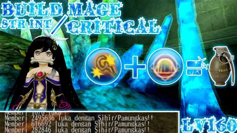 Build Mage Int Strcritical Level Toram Online Indonesia Youtube