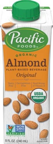 Pacific Natural Foods Organic Almond Milk Fl Oz Fred Meyer