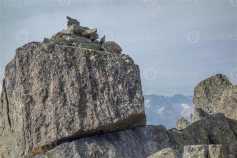 hiking in the swiss alps 10230159 Stock Photo at Vecteezy