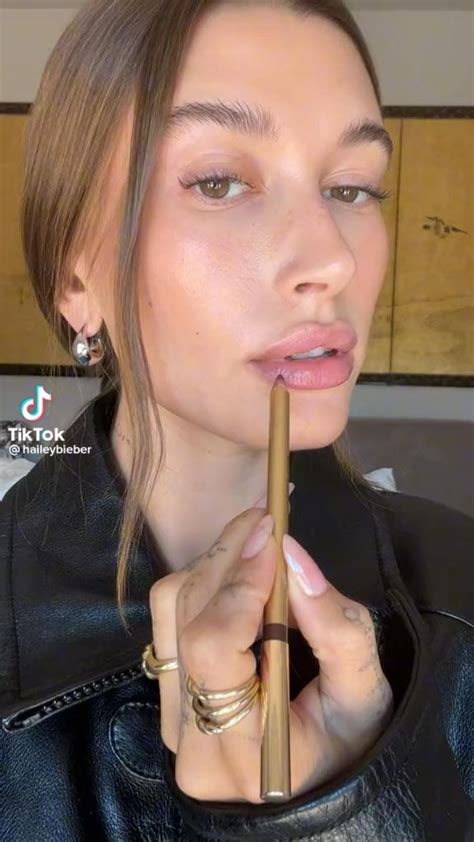 Hailey Bieber Fall Lip Combo Rhode Skin Hailey Bieber Nails