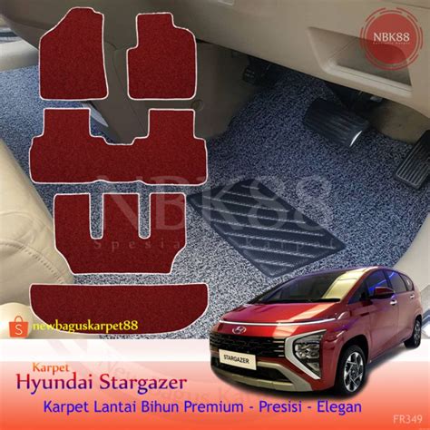 Jual Karpet Mobil Hyundai Stargazer Full Set Mie Bihun Premium