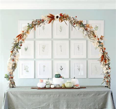 DIY Floral Table Arch