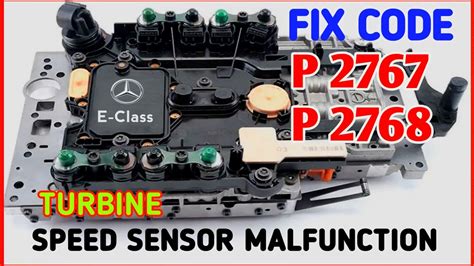 Mercedes Benz E Class How To Fix Code P P Turbine Speed