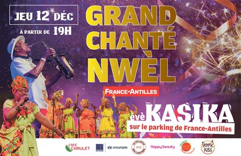 Le Grand Chanté Nwèl de France Antilles avec le groupe Kasika