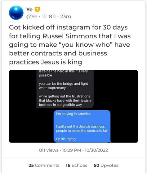 ye suspended  instagram rwestsubever