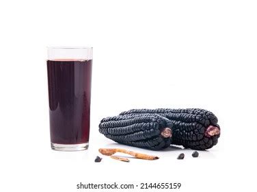 Peruvian Purple Corn Drink Isolated On Stock Photo 2144655159 ...