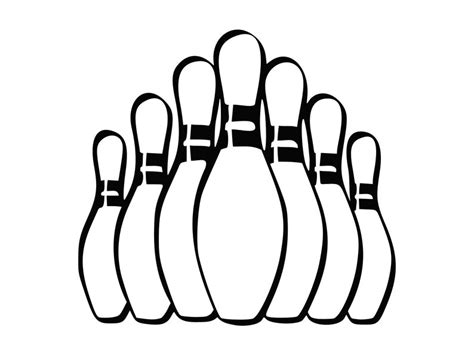 Bowling Svg Bowling Pins Svg Bowling Clipart Cut File Bowling Etsy