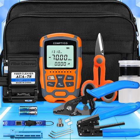 AUA M70 FTTH Fiber Optic Tool Kit 15km Optical Power Meter Visual Fault