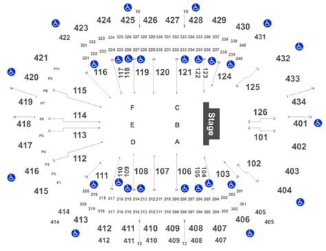 Toyota Center Detailed Seating Chart