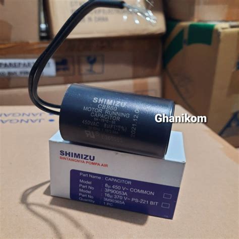 Jual Kapasitor Pompa Air Shimizu Capacitor Shimizu Original 8uf Spare