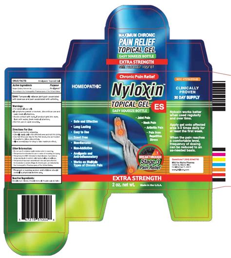 Nyloxin Naja Naja Venom Gel