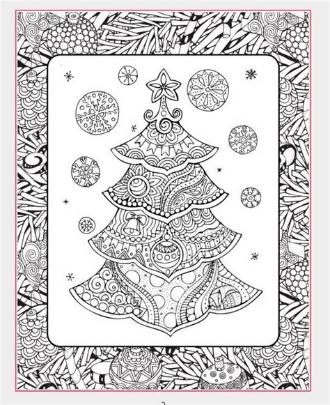 Christmas Adult Printable Coloring Sheets Christmas Adult Coloring Pages Instant Download