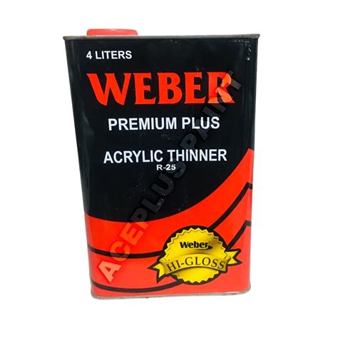 Weber Acrylic Thinner L Shopee Philippines