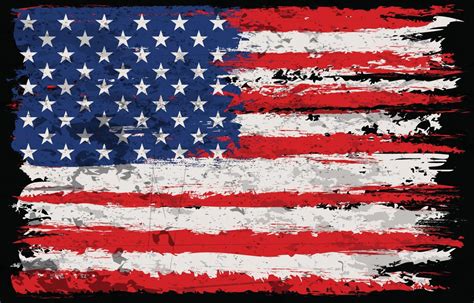 Usa Flag Background With Distressed And Grunge Style 5948645 Vector Art At Vecteezy