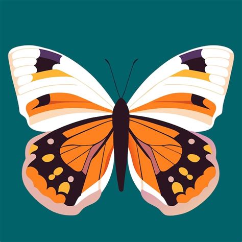 Premium Vector Monarch Butterflys Graceful Flight In Art