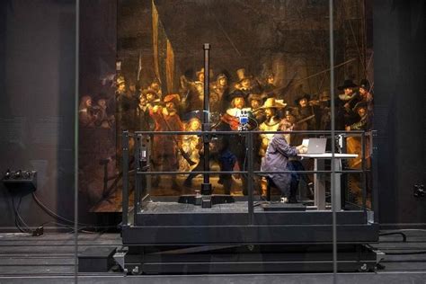 Restorers Discover Hidden Sketch In Rembrandt S The Night Watch The Straits Times