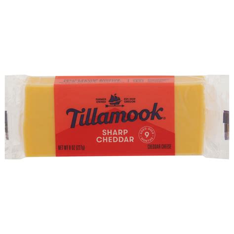 Save On Tillamook Aged Sharp Cheddar Cheese Block Order Online Delivery