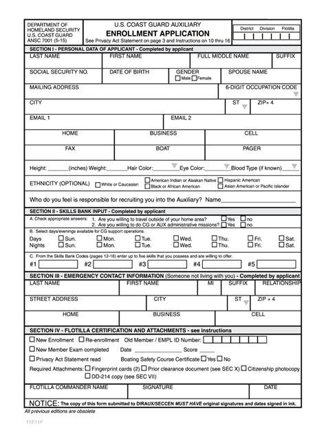 Coast Guard Forms Fill Out Sign Online Dochub