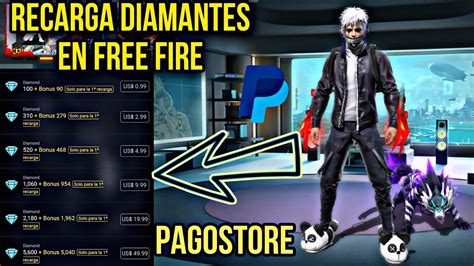 C Mo Recargar Diamantes En Free Fire Por Pagostore F Cil Y R Pido